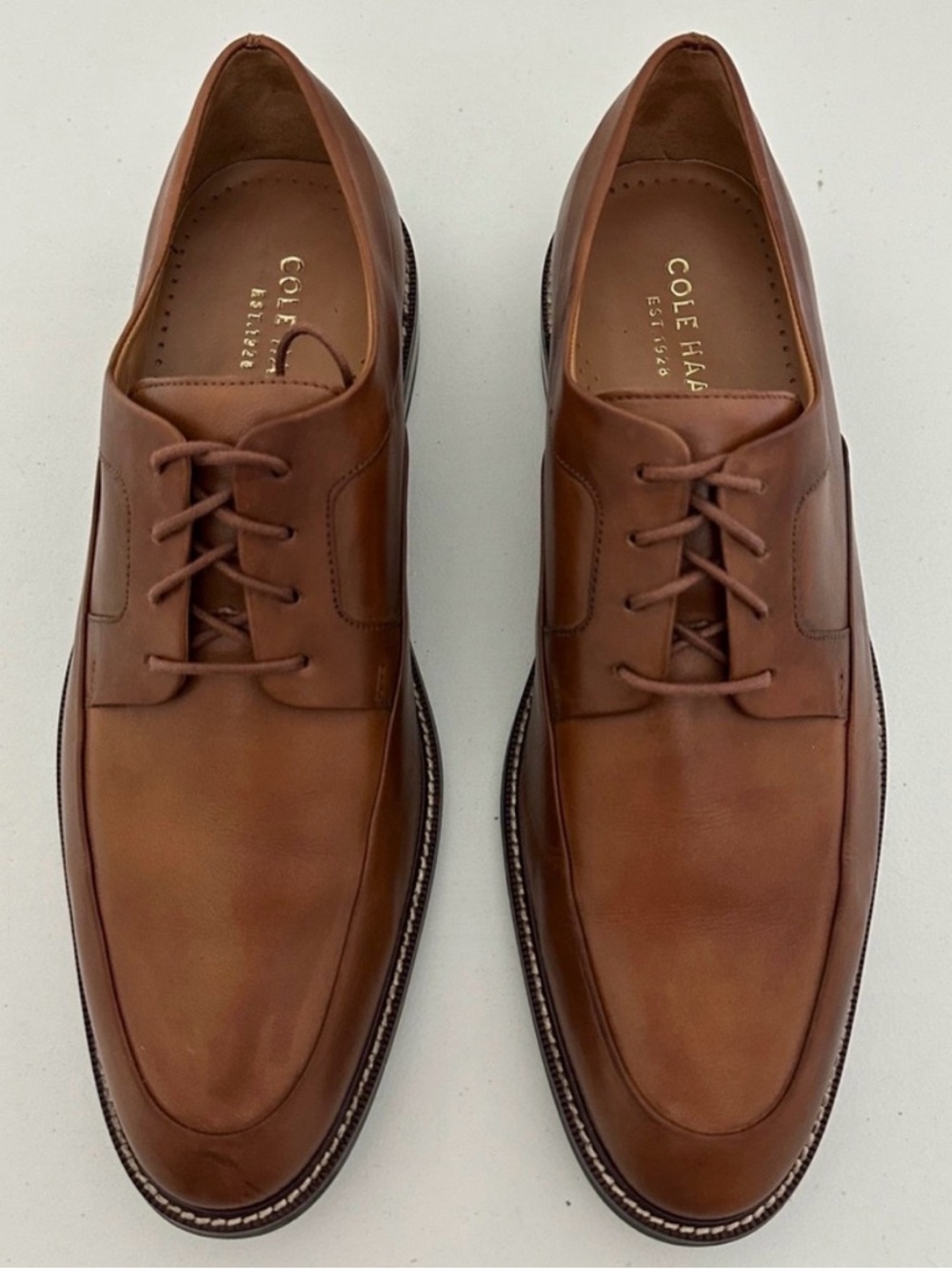 Cole Haan Chestnut Brown Leather Dress shoes
